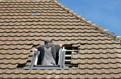 Pose de velux - Mervent